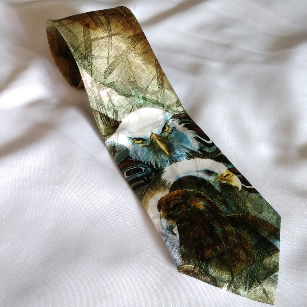 Men's Vintage Bergsma Collection By Polar Necktie Great Condition (#25) Polyeste